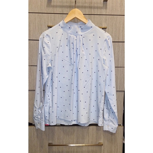 H&M cotton star print stripe button shirt - Picture 6 of 10